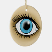 Ikone der blauen Augen Keramik Ornament (Rechts)