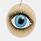 Ikone der blauen Augen Keramik Ornament (Links)