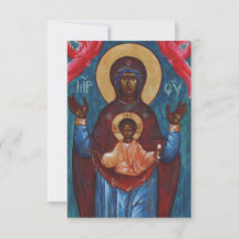 Ikone der byzantinischen Heiligenkarte | Ave Maria