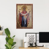 Ikone der Jungfrau Maria Poster (Heimbüro)