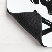 Ikone der Musik-Piraten-Piraterie Anti-RIAA Mousepad (Ecke)