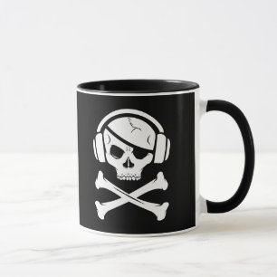 Ikone der Musik-Piraten-Piraterie Anti-RIAA Tasse