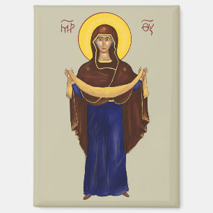 Ikone der Mutter Gottes (3) Magnet