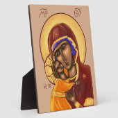 Ikone der Mutter Gottes Fotoplatte (Seite)