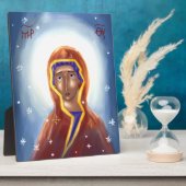 Ikone der Mutter Gottes  Fotoplatte (Seite)