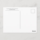 Ikone der Mutter Gottes und des Christusknaben Postkarte (Rückseite)