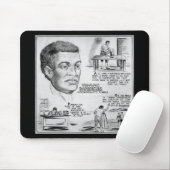 Ikone der schwarzen Geschichte: Benjamin Banneker, Mousepad (Mit Mouse)