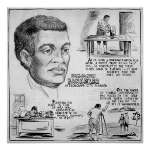 Ikone der schwarzen Geschichte: Benjamin Banneker, Poster