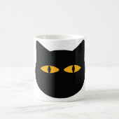 Ikone der schwarzen Katze Kaffeetasse (Mittel)