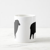 Ikone der schwarzen Schafe Kaffeetasse (Mittel)