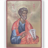Ikone des Apostels Petrus Aufkleber (Vorderseite)