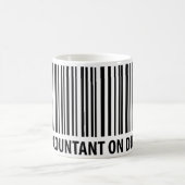 Ikone des Buchhalters im Dienst Kaffeetasse (Mittel)