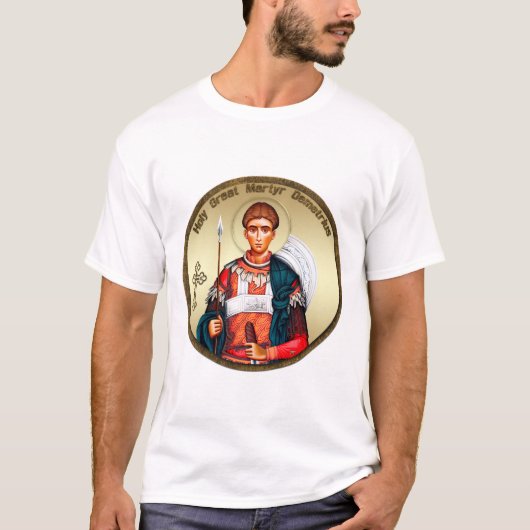 Ikone des Heiligen Demetrius 4 T-Shirt (Vorderseite)