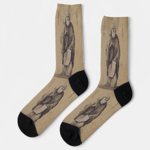 Ikone des Heiligen Elias des Propheten Heilige Kun Socken