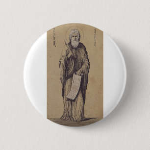 Ikone des heiligen Propheten Elija Heilige Kunst Button