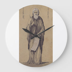 Ikone des Heiligen Propheten Elija Heilige Kunst Große Wanduhr