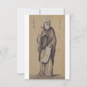 Ikone des heiligen Propheten Elija Heiligenbildkar Dankeskarte