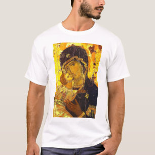 Ikone des Theotokos von Vladimir T-Shirt