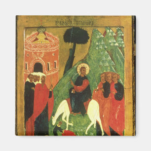 Ikone, die Christus Eintritt in Jerusalem Magnet