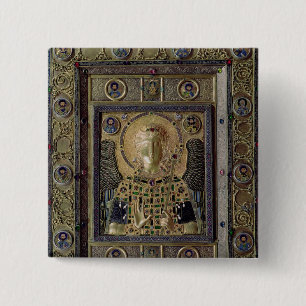 Ikone, die den Erzengel Michael darstellt Button