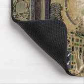 Ikone, die den Erzengel Michael darstellt Mousepad (Ecke)