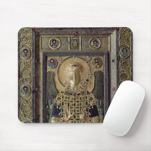 Ikone, die den Erzengel Michael darstellt Mousepad (Mit Mouse)