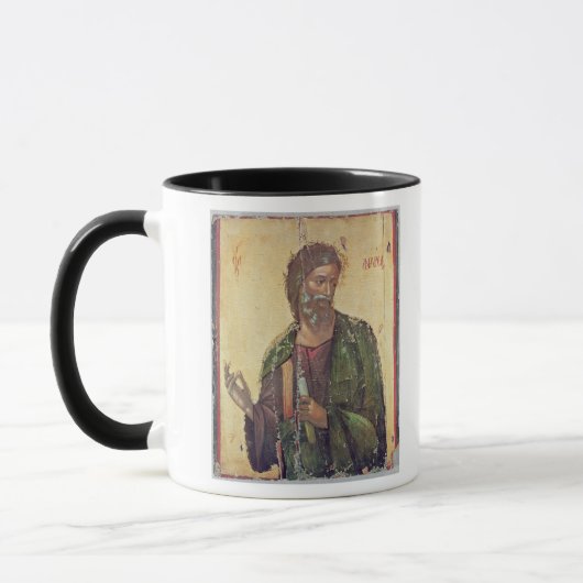 Ikone, die St Andrew darstellt Tasse (Links)