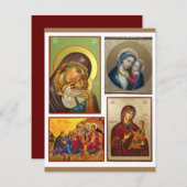 Ikone - Feiertagskarten Feiertagskarte (Vorne/Hinten)