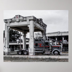 Ikone Kenworth W900L Fleenor Bros. Poster