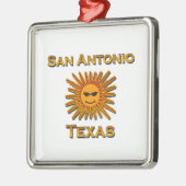 Ikone San Antonio Sun Silbernes Ornament (Links)