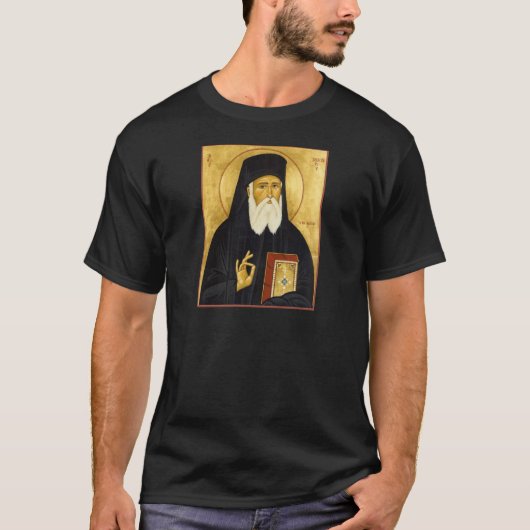 Ikone St. Nektarios T-Shirt (Vorderseite)