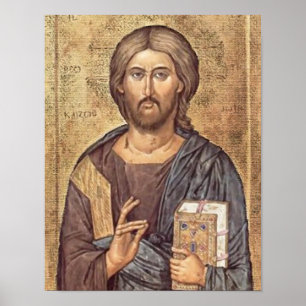 IKONE VON CHRISTUS POSTER