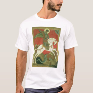 Ikone von St George und von Drachen T-Shirt