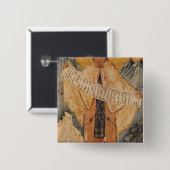 Ikone von St. Sabas von Jerusalem, 1572 Button (Vorne & Hinten)