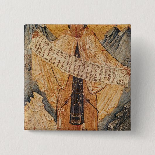 Ikone von St. Sabas von Jerusalem, 1572 Button (Vorderseite)