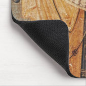 Ikone von St. Sabas von Jerusalem, 1572 Mousepad (Ecke)