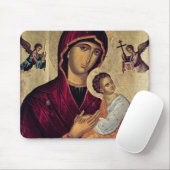 Ikone, welche die heilige Mutter der Leidenschaft Mousepad (Mit Mouse)