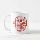 Ikonen Atlantas Georgia Kaffeetasse (Links)