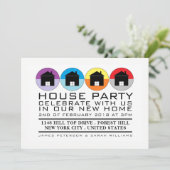 Ikonen auf dem Dach, Party für die Haushaltsaufwär Einladung (Stehend Vorderseite)