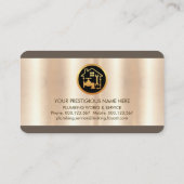 Ikonen für die Bestückung von Metallen Visitenkarte (Rückseite)