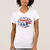 Ikonen Houstons Texas T-Shirt (Vorderseite)