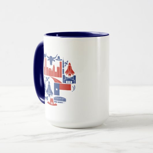 Ikonen Houstons Texas Tasse (Vorderseite Links)