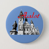 Ikonen von Aalst, Belgien Souvenir Button (Vorderseite)