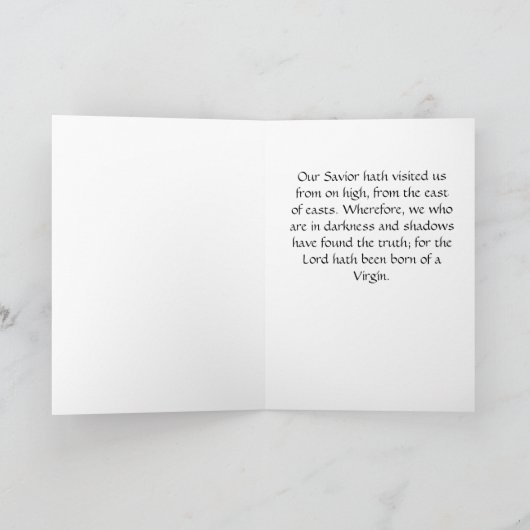Ikonen-Weihnachtskarte Feiertagskarte (Innenseite)