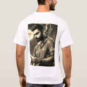 Ikonendesign aus weißem Shirt (Rückseite)