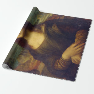 Ikonenhafter Leonardo da Vinci Mona Lisa Geschenkpapier