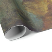 Ikonenhafter Leonardo da Vinci Mona Lisa Geschenkpapier (Rolleneckpunkt)