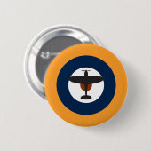 Ikonenhafter Supermarine Spitfire Button (Vorne & Hinten)