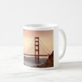 Ikonenhaftes Brücken-Golden Gate San Francisco Kaffeetasse (VorderseiteRechts)