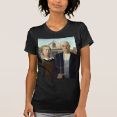 Ikonenhaftes Grant Wood-amerikanisches gotisches T-Shirt (Vorderseite)